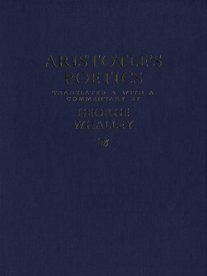 cover image of Aristotle's Poetics
